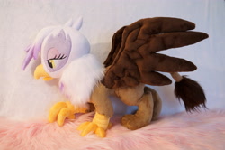 Size: 4912x3264 | Tagged: safe, artist:fafatacle, imported from derpibooru, gilda, griffon, irl, photo, plushie, solo