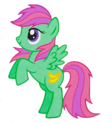 Size: 276x304 | Tagged: safe, imported from derpibooru, banana bliss, pegasus, pony, female, mare, simple background, solo, white background