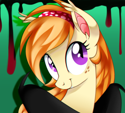 Size: 1200x1087 | Tagged: safe, artist:va1ly, imported from derpibooru, oc, oc only, oc:pumpkin patch, bat pony, pony, solo