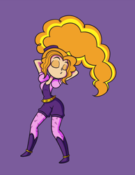 Size: 1050x1350 | Tagged: safe, artist:khuzang, imported from derpibooru, adagio dazzle, equestria girls, female, hair flip, solo
