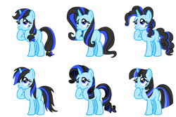 Size: 1095x730 | Tagged: safe, imported from derpibooru, applejack, fluttershy, pinkie pie, rainbow dash, rarity, twilight sparkle, oc, oc:dreamer, alternate hairstyle, mane swap