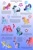 Size: 3500x5250 | Tagged: safe, artist:starbat, imported from derpibooru, buttons (g1), fizzy, galaxy (g1), gingerbread, gusty, heart throb, posey, shady, surprise, wind whistler, earth pony, pegasus, pony, twinkle eyed pony, unicorn, blue background, bow, cutie mark, g1, g1 to g4, g4, generation leap, gradient background, simple background, tail bow, text