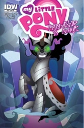 Size: 317x480 | Tagged: safe, artist:amy mebberson, artist:amymebberson, idw, imported from derpibooru, king sombra, spoiler:comic, cover