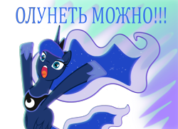 Size: 3496x2542 | Tagged: safe, imported from derpibooru, princess luna, female, meme, nichosi, russian, solo