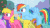Size: 640x360 | Tagged: source needed, safe, imported from derpibooru, screencap, amethyst star, carrot top, cherry berry, golden harvest, rainbow dash, sparkler, spring melody, sprinkle medley, earth pony, pegasus, pony, season 2, the super speedy cider squeezy 6000, animated, cider season, female, gif, mare, pelvic thrust, tongue out, want