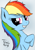 Size: 700x1000 | Tagged: safe, artist:frostyeggnog, imported from derpibooru, rainbow dash, female, solo