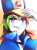 Size: 601x802 | Tagged: safe, artist:sion-ara, imported from derpibooru, rainbow dash, equestria girls, female, grin, hat, shako, solo, wondercolts