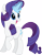 Size: 7529x9758 | Tagged: safe, artist:illumnious, imported from derpibooru, rarity, absurd resolution, female, magic, simple background, solo, transparent background, vector