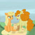 Size: 1024x1024 | Tagged: safe, artist:puppysoftpaws, imported from derpibooru, adagio dazzle, applejack, pony, dazzlejack, duo, female, lesbian, shipping