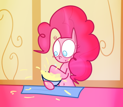 Size: 1114x973 | Tagged: safe, artist:mr-degration, imported from derpibooru, pinkie pie, batter, bowl, cute, female, mixing, solo, spoon