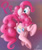 Size: 2500x3000 | Tagged: safe, artist:pajama-ham, imported from derpibooru, pinkie pie, butt, dock, female, looking back, plot, solo, underhoof