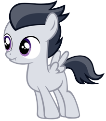 Size: 4557x5180 | Tagged: safe, artist:sofunnyguy, imported from derpibooru, rumble, pegasus, pony, hurricane fluttershy, absurd resolution, colt, cute, male, rumblebetes, scrunchy face, simple background, solo, transparent background, vector