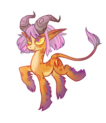 Size: 623x721 | Tagged: safe, artist:samaerro, imported from derpibooru, pony, draken, ponified, simple background, solo, white background, wildstar