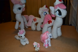 Size: 4608x3072 | Tagged: safe, artist:hampshirebrony, imported from derpibooru, nurse redheart, blind bag, brushable, collection, irl, multeity, photo, plushie, toy