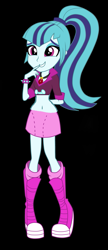 Size: 587x1359 | Tagged: safe, edit, imported from derpibooru, sonata dusk, equestria girls, belly button, clothes, midriff, skirt