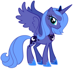 Size: 740x687 | Tagged: safe, imported from derpibooru, princess luna, concept art, female, princess selina, s1 luna, solo