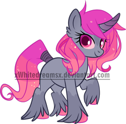 Size: 1000x982 | Tagged: safe, artist:xwhitedreamsx, imported from derpibooru, oc, oc only, adoptable, obtrusive watermark, simple background, solo, transparent background, watermark