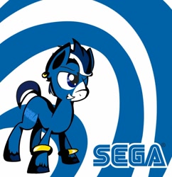 Size: 1024x1057 | Tagged: safe, artist:binkyt11, imported from derpibooru, pony, my little pony: gaming is magic, old art, old art is old, ponified, sega, solo