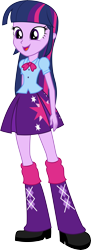 Size: 4076x11200 | Tagged: safe, artist:mewtwo-ex, imported from derpibooru, twilight sparkle, equestria girls, .ai available, absurd resolution, boots, bowtie, clothes, cute, female, leg warmers, long hair, open mouth, pleated skirt, shoes, simple background, skirt, solo, transparent background, twiabetes, twilight sparkle (alicorn), vector