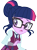 Size: 4709x6360 | Tagged: safe, artist:lunarina, imported from derpibooru, sci-twi, twilight sparkle, equestria girls, friendship games, absurd resolution, clothes, crystal prep academy, crystal prep academy uniform, crystal prep shadowbolts, female, frightened, glasses, school uniform, simple background, skirt, solo, transparent background, vector