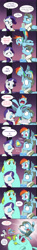 Size: 1565x10659 | Tagged: safe, artist:doublewbrothers, imported from derpibooru, rainbow dash, rarity, whoa nelly, wind rider, pegasus, pony, unicorn, rarity investigates, :o, :p, bell, cannibalism, chase, clothes, comic, dialogue, dress, drool, eye contact, eyes closed, faic, fat, fat fetish, female, fetish, floppy ears, flying, frown, imminent vore, implied vore, levitation, magic, male, mare, minority report, open mouth, raised hoof, scared, season 5 comic marathon, smiling, speech bubble, spread wings, stallion, telekinesis, tongue out, underhoof, vore, wat, wide eyes