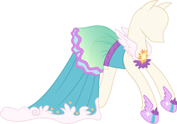 Size: 7970x5608 | Tagged: safe, artist:sugar-loop, imported from derpibooru, princess celestia, canterlot boutique, absurd resolution, clothes, dress, mannequin, ponyquin, simple background, transparent background, tripping the light, vector