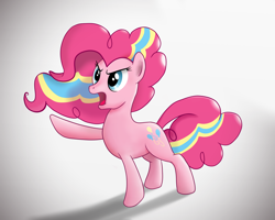 Size: 3000x2400 | Tagged: safe, artist:zapplebow, imported from derpibooru, pinkie pie, female, rainbow power, solo