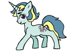 Size: 800x600 | Tagged: safe, artist:lxxjunebugxxl, imported from derpibooru, oc, oc only, oc:hecate, offspring, parent:prince blueblood, parent:trixie, parents:bluetrix, solo