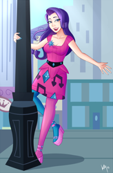 Size: 1500x2287 | Tagged: safe, artist:emberfan11, imported from derpibooru, rarity, human, equestria girls, life is a runway, rainbow rocks, clothes, female, humanized, older, solo