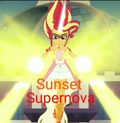 Size: 1050x1080 | Tagged: safe, imported from derpibooru, screencap, sunset shimmer, equestria girls, friendship games, daydream shimmer, female, solo, this isn't even my final form