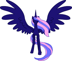 Size: 1600x1346 | Tagged: safe, artist:rainbowdark31, imported from derpibooru, oc, oc only, oc:rainbow dark, alicorn, pony, alicorn oc, base used, solo