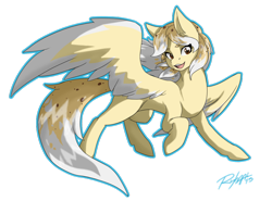Size: 1024x756 | Tagged: safe, artist:ryhaal, deleted from derpibooru, imported from derpibooru, oc, oc only, oc:chocolate chip, cookie pony, present, simple background, solo, transparent background