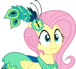 Size: 5542x5000 | Tagged: safe, artist:dashiesparkle, imported from derpibooru, fluttershy, pegasus, pony, make new friends but keep discord, .svg available, :i, absurd resolution, clothes, cute, dress, female, gala dress, grand galloping gala, simple background, solo, transparent background, upper body, vector, we bought two cakes