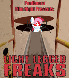 Size: 889x1000 | Tagged: safe, imported from derpibooru, oc, oc only, oc:flicker, ponibooru film night, eight legged freaks