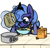 Size: 1400x1350 | Tagged: safe, artist:ramott, imported from derpibooru, princess luna, pony, baking, bowl, female, filly, flour, frown, levitation, magic, mixing bowl, simple background, sketch, solo, telekinesis, white background, woona