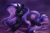 Size: 3000x2000 | Tagged: safe, artist:amishy, imported from derpibooru, nightmare rarity, pony, unicorn, blank flank, butt blush, female, lying down, mare, missing cutie mark, prone, slit eyes, slit pupils, solo, spank mark, whip marks