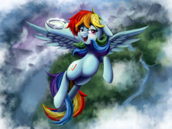 Size: 3257x2443 | Tagged: safe, artist:solarsourced, imported from derpibooru, rainbow dash, pony, female, horseshoes, solo, underhoof
