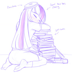 Size: 1280x1305 | Tagged: safe, artist:jonfawkes, imported from derpibooru, twilight sparkle, human, adorkable, book, clothes, cute, dork, female, food, humanized, i'm pancake, missing shoes, pancakes, sleeping, socks, solo, that pony sure does love books