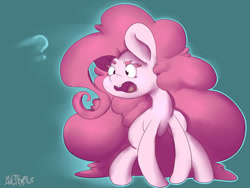 Size: 600x450 | Tagged: safe, artist:failprofile, imported from derpibooru, pinkie pie, 30 minute art challenge, female, question mark, solo