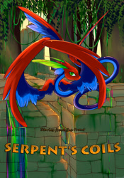 Size: 1400x2000 | Tagged: safe, artist:severus, imported from derpibooru, oc, oc only, oc:tezza, comic:serpent's coils, coatl, stories from the front