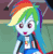 Size: 700x720 | Tagged: safe, imported from derpibooru, screencap, rainbow dash, equestria girls, rainbow rocks, animated, cropped, female, guitar, out of context, solo