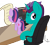 Size: 3208x2903 | Tagged: safe, artist:lavdraws, artist:phinpie, imported from derpibooru, twilight sparkle, oc, oc:corpulent brony, corpulight, scroll, wink