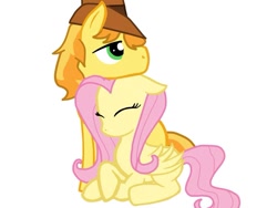 Size: 960x720 | Tagged: safe, artist:pinkievaliente, imported from derpibooru, braeburn, fluttershy, braeshy, female, male, shipping, straight