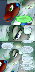 Size: 789x1600 | Tagged: safe, artist:severus, imported from derpibooru, oc, oc only, oc:stormfront, oc:tezza, comic:serpent's coils, coatl, comic, stories from the front