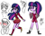 Size: 1024x819 | Tagged: dead source, safe, artist:artypaints, imported from derpibooru, twilight sparkle, equestria girls, clothes, female, ponytail, solo