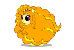 Size: 1087x734 | Tagged: dead source, safe, artist:breezyblueyt, imported from derpibooru, adagio dazzle, oc, oc only, oc:fluffle puff, earth pony, pony, equestria girls, adagio fluffle, adoragio, cute, equestria girls ponified, female, fluffy, mare, ponified, simple background, solo, transparent background, vector