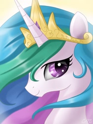 Size: 1024x1365 | Tagged: safe, artist:sunshineshiny, imported from derpibooru, princess celestia, female, solo