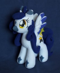 Size: 1234x1494 | Tagged: safe, artist:adamar44, imported from derpibooru, oc, oc only, oc:night starlight, pegasus, pony, irl, photo, plushie, solo