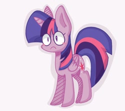Size: 900x800 | Tagged: safe, artist:louderpony, imported from derpibooru, twilight sparkle, twilight sparkle (alicorn), alicorn, pony, :c, blushing, female, mare, simple background, solo