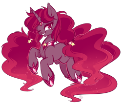 Size: 1280x1120 | Tagged: safe, artist:hawthornss, imported from derpibooru, oc, oc only, oc:nightmare seren, oc:seren, oc:seren song, pony, unicorn, armor, fangs, freckles, nightmare, twintails, wink